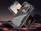 The Cubot KingKong X has a second display on the back. (Image source: Cubot).
