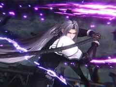 Sephiroth in action in Final Fantasy VII: Ever Crisis.