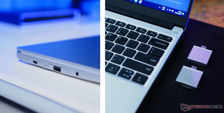 DockFrame utilizes the same port modules as the Framework Laptop (Image source: Notebookcheck)