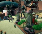 Mars Attracts Sandbox Mode interface showing park management features.