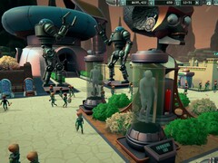 Mars Attracts Sandbox Mode interface showing park management features.