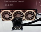 The AIO CPU cooler from Noctua showcased at Computex 2025. (Image source: Computerbase)