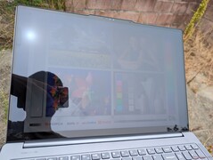 Outdoors under sunlight