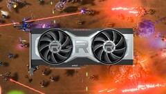 The Radeon RX 6700 XT recorded 89 FPS in Crazy 1440p on the AotS benchmark. (Image source: AMD/AotS - edited)