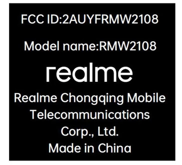 The FCC certifies the RMW2108 as a Bluetooth device. (Source: FCC via MySmartPrice)