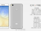 Images of the Redmi 5 surface