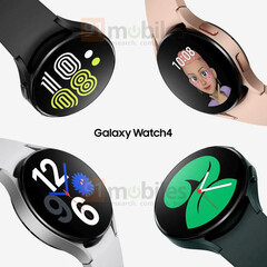 The Galaxy Watch 4 will be available in several cases and sizes. (Image source: 91Mobiles)