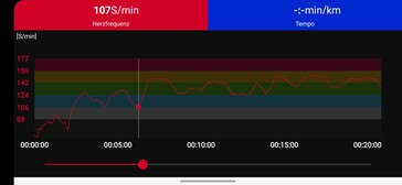 Pulse measurements with the Polar H10 chest strap