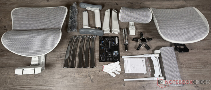 Scope of delivery of the Sihoo Doro C300