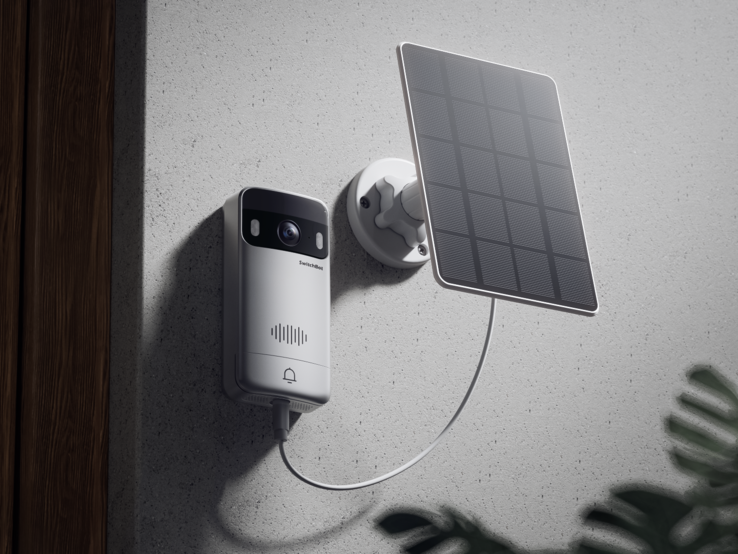 The SwitchBot Smart Video Doorbell can also recharge with a solar panel (Image source: SwitchBot)