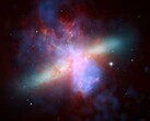 An image showing the galaxy M82.