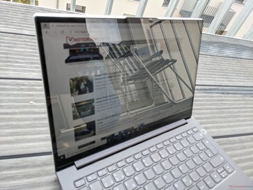 ThinkBook 13x G1 in outdoor use