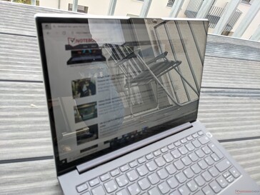 ThinkBook 13x G1 in outdoor use