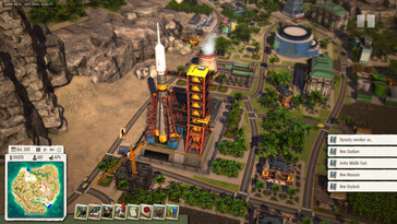 An image showing a rocket in Tropico 5.