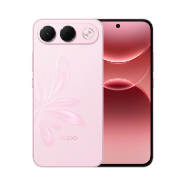 The Oppo A7 Pro in Bloom Pink.