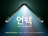 The Galaxy Z Flip5 will be one of several devices that Samsung will launch later this month. (Image source: Samsung)