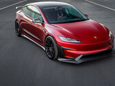 New Aero Kit adds 426 lbs of downforce to the Tesla M3P (Image source: Unplugged Performance/X)