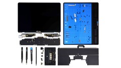 The M4 MacBook Air (pictured) appears to be entirely similar to the M3 MacBook Air in terms of design and repairability. (Image source: iFixIt)