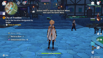 Genshin Impact runs reasonably playable (Image source: Notebookcheck)