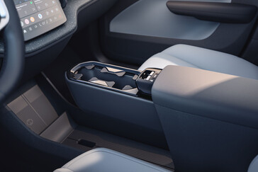 Volvo's EX30 comes with a well-appointed interior, including a wireless phone charging pad in the centre console. (Image source: Volvo)