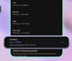 A YouTuber tested Spotify&#039;s lossless audio and found it to be lacking (image source: Spotify)