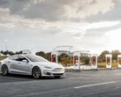 Tesla will now show Supercharger station wait times (image: Tesla)