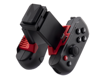 Once folded, the Acer Nitro Mobile Gaming Controller has quite a compact form factor. (Image source: Acer)