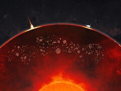 An artist&#039;s illustration of the lumps within Mars&#039; mantle (Image source: NASA and JPL-Caltech; cropped)