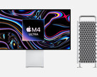 Apple has also reportedly scrapped plans for M4 Ultra. Pictured: the last released Mac Pro with Pro Display XDR. (Image source: Apple - edited)