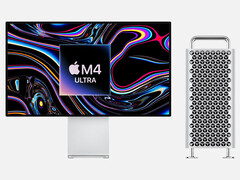 Apple has also reportedly scrapped plans for M4 Ultra. Pictured: the last released Mac Pro with Pro Display XDR. (Image source: Apple - edited)