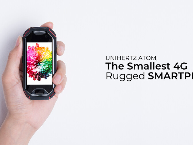 Unihertz Atom will be the world's smallest rugged 4G smartphone