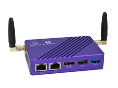 The BPI-M5 Pro is available with an optional metal enclosure. (Image source: Banana Pi)