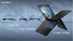 The new EVOL X16 PRO. (Source: Colorful)