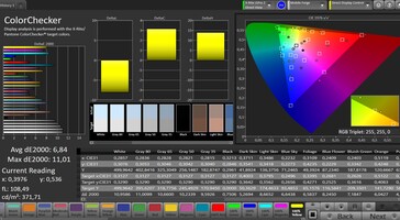 CalMAN Color accuracy