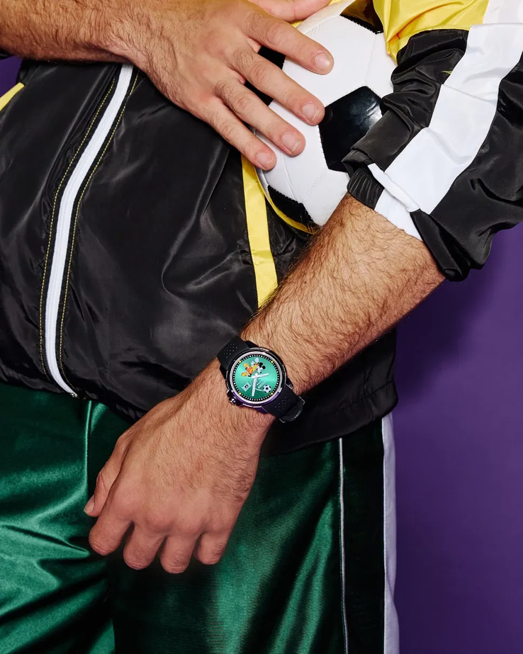 The Citizen Disney Mickey Mouse Goalie AW1656-08W watch