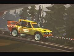 #Drive Rally is a charming rally racing game with unique visuals and a surprising amount of content. (Image source: Steam)
