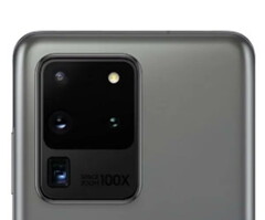 The S20 Ultra, so big it could have its own postcode. (Image source: 91mobiles & @ishanagarwal24)