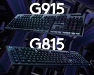 The new Logitech G915 and G815 are high-end gaming keyboard with low-profile mechanical switches. (Source: Logitech)