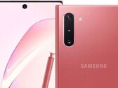 The pink Samsung Galaxy Note 10 may only appear in select markets. (Image source: WinFuture)