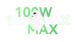 Huawei's new 100W fast charger has three ports, but you can only use two at once (Image source: JD.com)