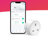 The Humax Wi-Fi Smart Plug provides in-app energy usage metrics such as total kWh. (Image source: Humax)