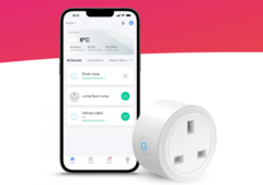 The Humax Wi-Fi Smart Plug provides in-app energy usage metrics such as total kWh. (Image source: Humax)