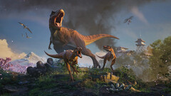 Image from the game Jurassic World Evolution 3. (Image source: jurassicworldevolution.com)