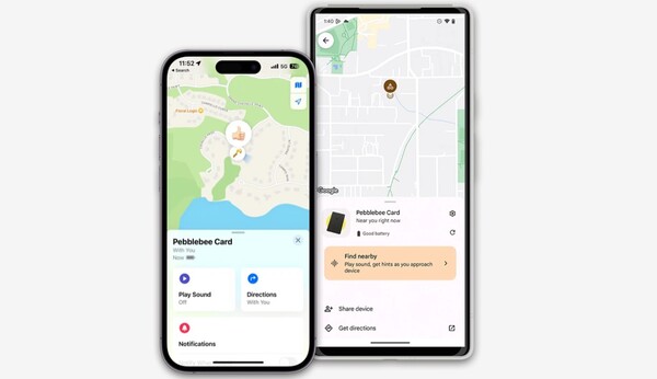 Pebblebee's universal Bluetooth trackers can only work with one network at a time. (Image source: Pebblebee)