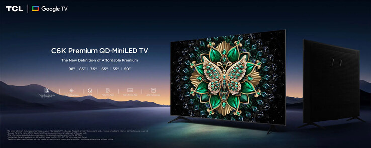 The TCL C6K, C61K or C69K QD-MiniLED TV. (Image source: TCL)