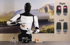 Tesla Optimus robot in action. The company is producing 5,000 of the humanoids in 2025 (Image source: Tesla)