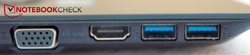 Spacing between the ports is too narrow.