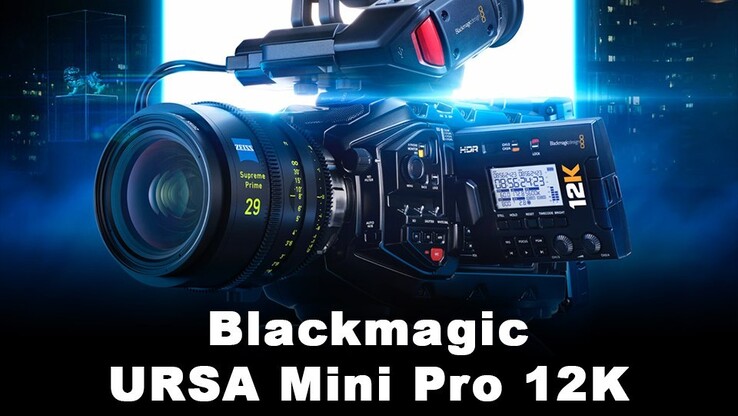 The new URSA Mini Pro with some updated lens and accessory options. (Source: Blackmagic)