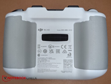 Back of the controller