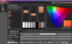 ColorChecker before calibration